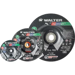 Walter 15L503 5″ 36 Grit Spin-On Flexcut Wheel