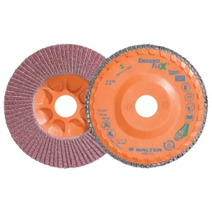 Walter 15Q504 5″ x 7/8″ 40 Grit Enduro-Flex Stainless Flap Discs