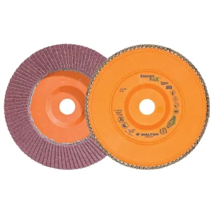 Walter 15Q704 7″ x 7/8″ 40 Grit Enduro-Flex Stainless Flap Discs