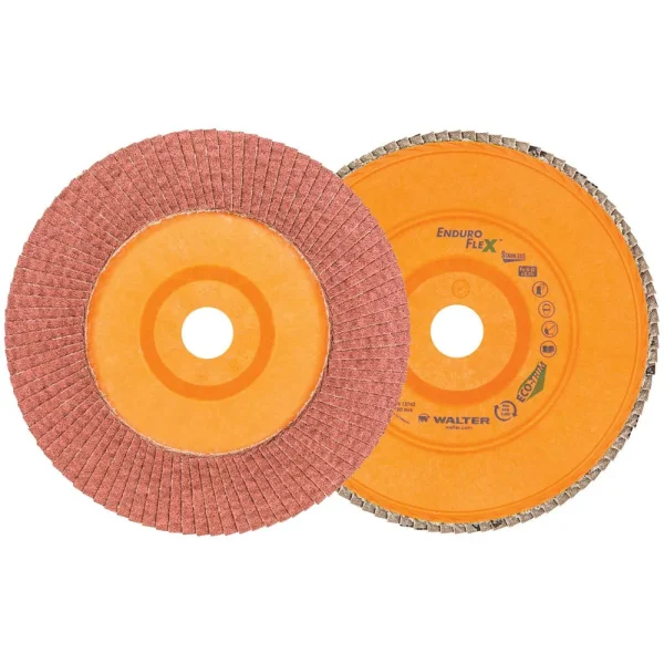 Walter 15Q706 7″ x 7/8″ 60 Grit Enduro-Flex Stainless Flap Discs