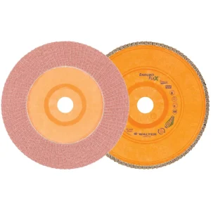 Walter 15Q708 7″ x 7/8″ 80 Grit Enduro-Flex Stainless Flap Discs