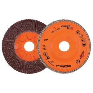Walter 15R458 4.5″ x 7/8″ 80 Grit Enduro-Flex Flap Disc