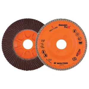 Walter 15R462 4.5″ x 7/8″ 120 Grit Enduro-Flex Flap Disc