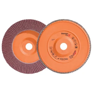 Walter 15R704 7″ x 7/8″ 40 Grit Enduro-Flex Steel Flap Discs