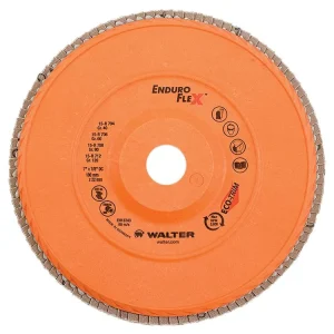 Walter 15R712 7″ x 7/8″ 120 Grit Enduro-Flex Steel Flap Discs