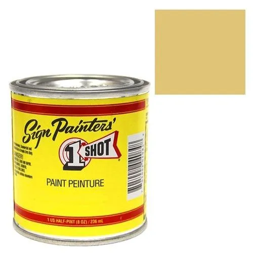 One Shot Tan Paint 1/2 Pint