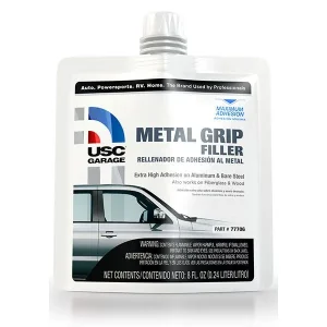 USC Garage Metal Grip Filler 77706 with Hardener