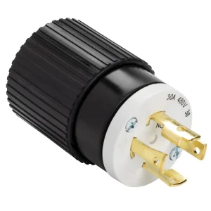 Miller NEMA L16-30P 480 Volt (Three-Phase) Twist Lock Plug 165963