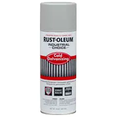 Rust-Oleum 1685830 Industrial Choice – 1600 System Galvanizing Compound Spray – Colors – Cold Galvanizing Compound, 6 CANS/CASE
