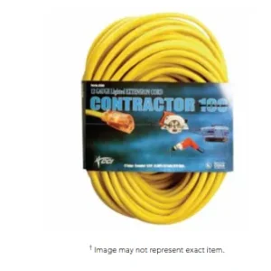 CCI 20588-0002 Vinyl Extension Cord, 50 ft, 1 Outlet (1 EA)