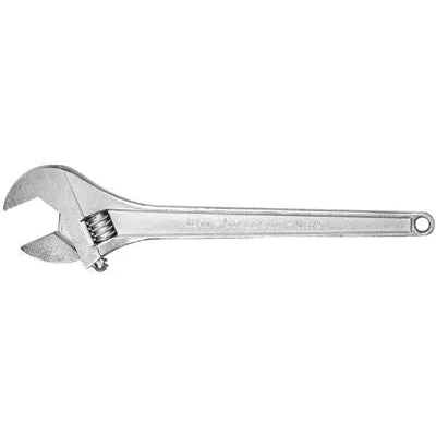 Crescent AC115 Chrome Adjustable Wrenches, 15 in Long, 1 11/16 in Opening, Chrome (1 EA)