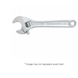 Crescent AC212BK Adjustable Chrome Wrench, 12 in OAL, 1-1/2 in Opening, Chrome Plated