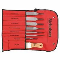 Nicholson 22025NN 8 Piece Machinist Set, 7″/10″ (1 Set)