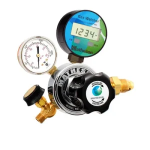 18W Series Gas Watcher Single-Stage General Purpose Regulator – Brass