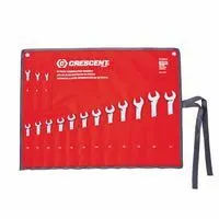 Crescent CCWS5 15 Piece Metric Combination Wrench Sets, 12 Points, Metric (1 Set)