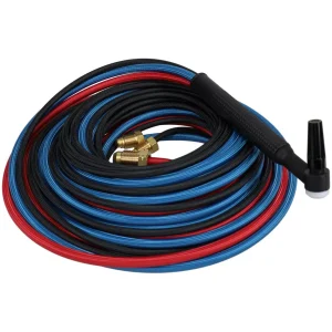 Weld-Forge 250 Amp Water-Cooled TIG Torch – 25 ft. Braided Rubber 20-25-R