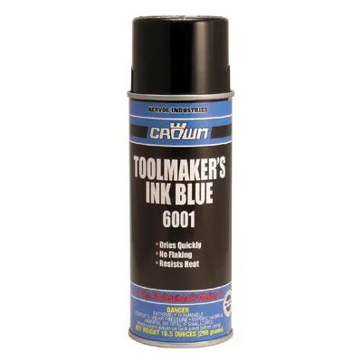 Crown 6001 TOOLMAKERS INK BLUE (12 Cans)