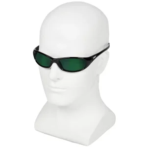KleenGuard™ 20544 V40 Hellraiser™ Safety Glasses, IRUV Shade 3.0 Lenses, Black Frame, Unisex for Men and Women