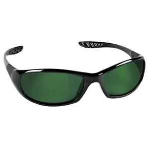 KleenGuard™ 20544 V40 Hellraiser™ Safety Glasses, IRUV Shade 3.0 Lenses, Black Frame, Unisex for Men and Women