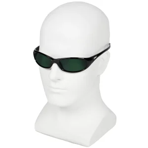 KleenGuard™ 20545 V40 Hellraiser™ Safety Glasses, IRUV Shade 5.0 Lenses, Black Frame, Unisex for Men and Women