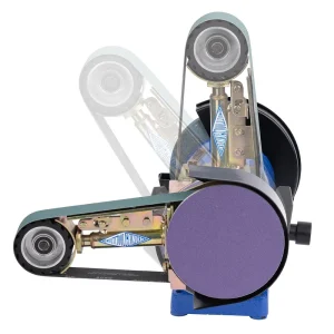 Multitool 2 x 36 Inch Belt Grinder with 7 Inch Disc Sander Attachment