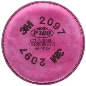 3M Particulate P100 Replacement Filter w/Odor Relief 2097