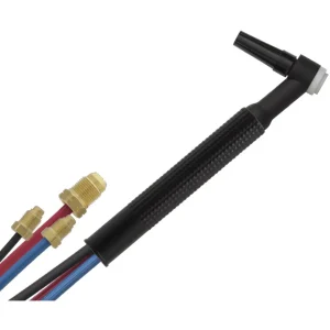 Weld-Forge 250 Amp Water-Cooled Flexible TIG Torch – 12.5 ft. Braided Rubber 20F-12-R