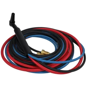 Weld-Forge 250 Amp Water-Cooled Flexible TIG Torch – 12.5 ft. Braided Rubber 20F-12-R