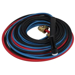 Weld-Forge 250 Amp Water-Cooled Flexible TIG Torch – 25 ft. Braided Rubber 20F-25-R