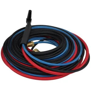 Weld-Forge 250 Amp Water-Cooled Flexible TIG Torch – 25 ft. Braided Rubber 20F-25-R