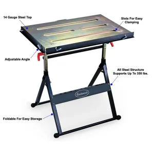 Eastwood Adjustable Steel Welding Table