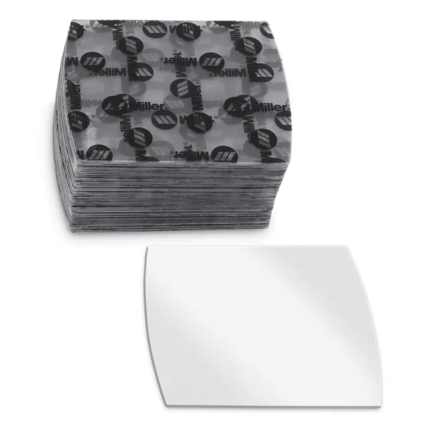 MILLER 216326B Front Lens Cover, Elite, Titanium, MP-10, 4-11/16″ X 5-5/8″, BULK PK/50