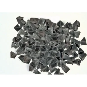 Tumbler Media 1/4 Inch Brown Plastic Medium Cut Pyramids 2 lbs