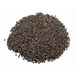 Tumbler Media 1/4 Inch Brown Plastic Medium Cut Pyramids 2 lbs