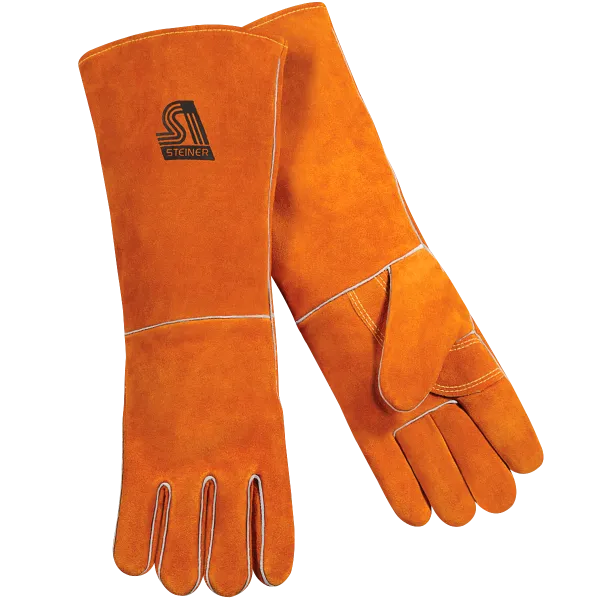 Steiner Standard Shoulder Split Cowhide Stick Welding Gloves 21923