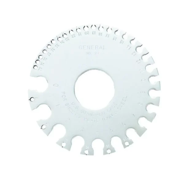 General Tools – Sheet Metal Gauge, US Standard, Round