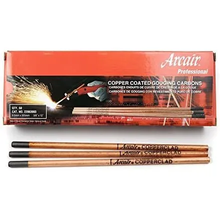 ARCAIR® 22063003 3/8″ X 12″ DC Pointed Coppercald® Arc Gouging Electrode (50 Each Per Carton)