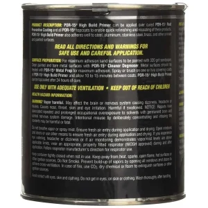 POR15 Gray High Build Primer Quart