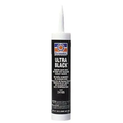 Permatex 24105 Ultra Series RTV Silicone Gasket Maker, 13 oz Cartridge, Black (1 EA)
