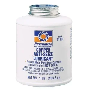 Permatex 31163 Copper Anti-Seize Lubricants, 16 oz Brush Top Bottle (1 EA)