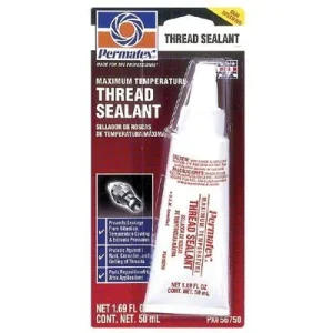 Permatex 56750 50 mL Tube of White Maximum Temperature Thread Sealants (1 Tube)