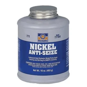 Permatex 77124 Nickel Anti-Seize Lubricants, 8 oz Brush Top Bottle (1 Bottle)