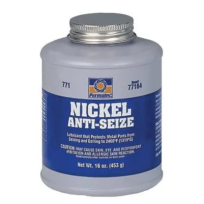 Permatex 77124 Nickel Anti-Seize Lubricants, 8 oz Brush Top Bottle (1 Bottle)