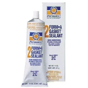 Permatex 80011 Form-A-Gasket Sealants, No 1, 11 oz Tube, Black (12 Tubes)