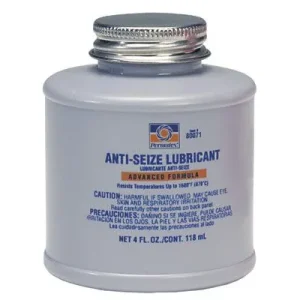 Permatex 80071 Anti-Seize Lubricants, 4 oz Brush Top Bottle (1 Bottle)