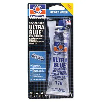 Permatex 81724 Ultra Series RTV Silicone Gasket Maker, 3.35 oz Tube, Blue (1 Tube)