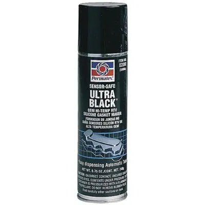 Permatex 82080 Ultra Series RTV Silicone Gasket Maker, 8.75 oz Automatic Tube, Black (6 Tubes)