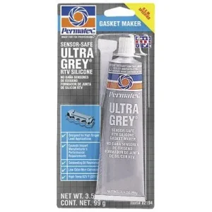 Permatex 82194 Ultra Series RTV Silicone Gasket Maker, 3.5 oz Tube, Grey (1 Tube)