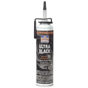 Permatex 85080 Ultra Series RTV Silicone Gasket Maker, 9.5 oz PowerBead Can, Black (1 Can)