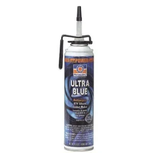 Permatex 85519 Ultra Series RTV Silicone Gasket Maker, 9.5 oz PowerBead Can, Blue (6 Cans)